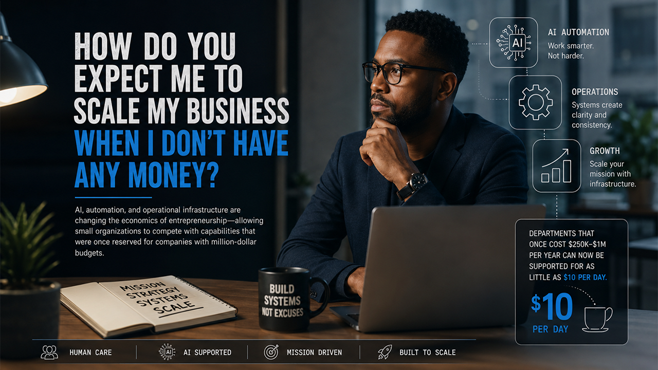 How Do You Expect Me To Scale My Business When I Don’t Have Any Money