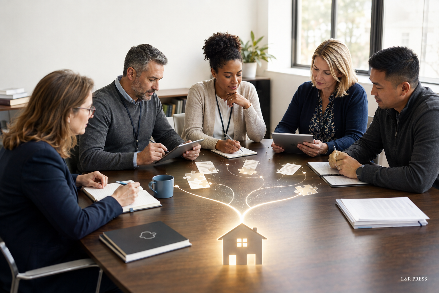 Separate professional observations become one shared path toward permanency.