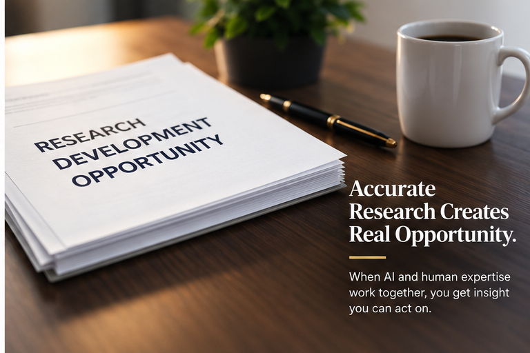 Verified research report ready for action